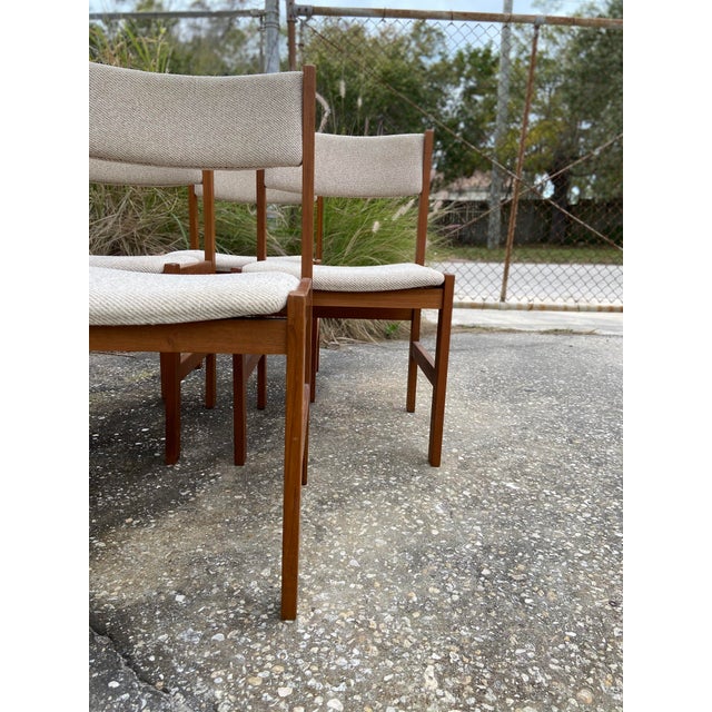 MidCentury k.d. Furniture Danish Dining Chairs Set of 4 Chairish