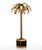 Mid-Century Modern Maison Jansen Style Gilt Metal Palm Tree Floor Lamp For Sale - Image 3 of 11