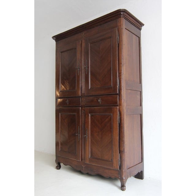 19th Century French Provincial Cherrywood Cabinet For Sale - Image 4 of 18