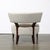 William Haines Pair of Mid-Century Curved Slipper Chairs W/ Bouclé Upholstery by Billy Haines For Sale - Image 4 of 13