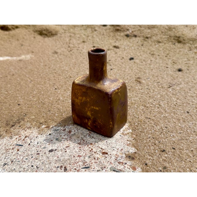 Free-Form Ceramic Art Vase in Earth Tones from Mobach-Keramik, Netherlands, 1960s For Sale - Image 17 of 18