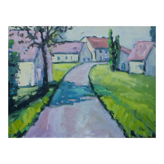 Quiet Places & Journeys — Sunlight and Shadow Play (Original Oil Landscape) For Sale