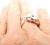 Cartier Panther Panthere Rose Gold Lacquer Tsavorite Ring Cert, Size 6.25 For Sale - Image 9 of 10