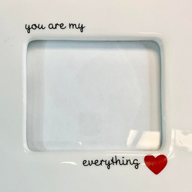 1990s Vintage Contemporary ‘You Are My Everything’ Valentine Picture Frame. For Sale - Image 10 of 10