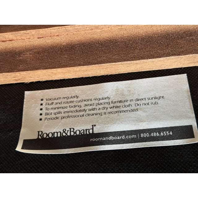 Room & Board Leather Bench For Sale - Image 11 of 12