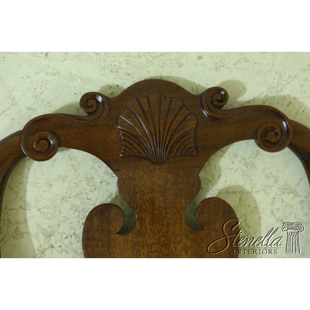 Traditional Set of 8 Stickley Colonial Williamsburg Mahogany Dining Room Chairs For Sale - Image 3 of 13