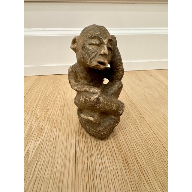 Antique 15th-17th Century Sapi Nomoli Stone Figure - West African Tribal Art For Sale - Image 4 of 11