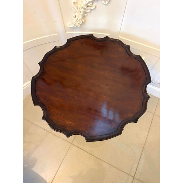 Early 19th Century Antique George III Mahogany Tripod Centre Table, 1800 For Sale - Image 5 of 13