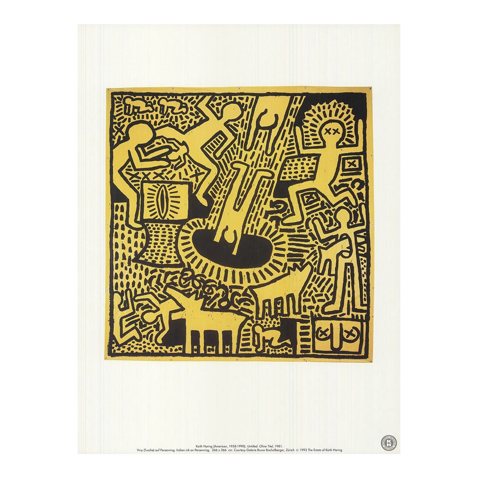 Keith Haring Untitled, 1993 | Chairish