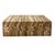 A striking vintage lidded desk or keepsake box crafted from wood and entirely clad in hand-marbled paper, dating to...