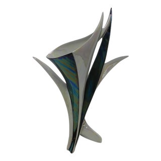 French Ceramic Vase from Verceram, 1950s For Sale