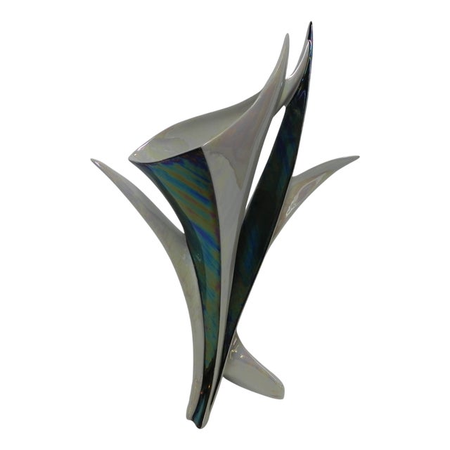 French Ceramic Vase from Verceram, 1950s For Sale