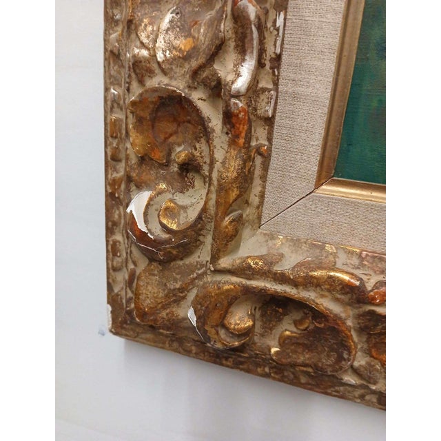 Paint Late 20th Century Francois Gall, Oil on Canvas, Self-Portrait For Sale - Image 7 of 8