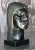 Black Vintage Boho Ebony Hand Carved Bust of Man For Sale - Image 8 of 12