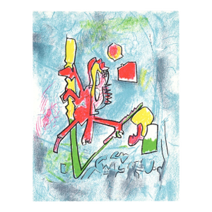 Roberto Matta Original Lithograph Tout Se Tient XXe Siecle 1975