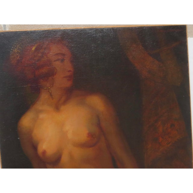 Judith by Heinrich Landgrebe Oil on Canvas For Sale - Image 4 of 8
