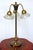 Vintage Brass and Glass Table Lamp, 1920s, in Very Good conditions. Designed 1920 to 1949 I have official proof of...