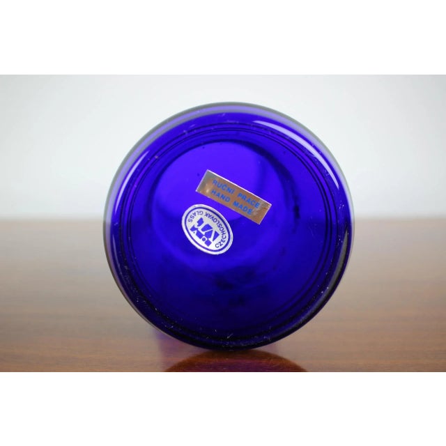 Czech Glass Vase from Novoborské Sklo, 1970s For Sale - Image 6 of 7