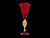 1970s Venetian Tipetto Goblet in Murano Glass from Manifattura Di Murano, 1970s For Sale - Image 5 of 9