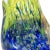 Vintage Murano Barovier Toso Yellow Blue Spots Gold Fleck Italian Art Glass Love Bird Figurine Paperweight For Sale In Orlando - Image 6 of 6
