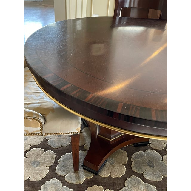 Baker Oval Expandable Dining Table | Chairish