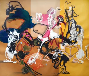 Stefano Mazzolini, Zooe, 2017, Acrylic on Paper