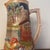 Mid 20 Century Expressionism Mid-Century German Relief-Molded Ceramic Beer Pitcher For Sale In Minneapolis - Image 6 of 12