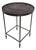 Vintage Industrial Iron Manhole Accent Table For Sale