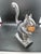 Vintage Squirrel Nutcracker Nutty Cast Aluminum Holiday Seasonal Home Decor 8" Long
