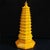 This is a striking, large-scale vintage porcelain model of a traditional Chinese pagoda, specifically a Wenchang Pagoda....