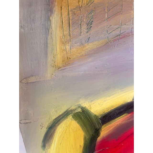 Monumental Abstract Triptych – Hand-Painted Acrylic on Canvas – Palm Beach Estate – 108” X 60 For Sale - Image 9 of 10