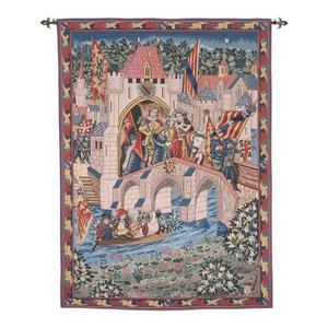 Springtime at Camelot Loom Woven Tapestry - 180 X 134 Cm (5'11" X 4'5") - Requires Rod Size 3