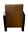 1930s 1930s Pair of French Art Deco Gold and Black Leather Club Chairs For Sale - Image 5 of 9