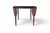 A beautifully grained rosewood drop leaf dining table from Denmark, 1960s. Compact and versatile, it closes to just 28.5"...