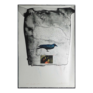 Frank Howell Wounded Knee Woman 1985 Black White Original Art