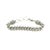 Vintage Sterling Silver Bali beaded link bracelet by T.K. Anderson Designs. Marked 925, this bracelet is meticulously hand...