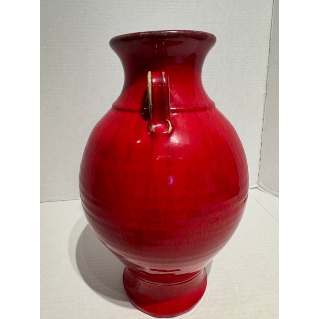 Late 20th Century Gorgeous Terry King Signed Vase From Seagrove, Nc For Sale - Image 4 of 10