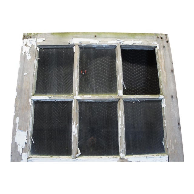 Antique Oak 6 Pane Barn Door Farmhouse Rustic Reclaimed Salvage 48" X 94 For Sale