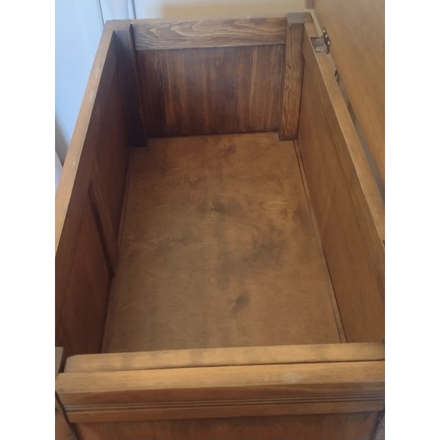 Ernest Thompson Santa Fe - Southwestern Carved Wood Storage Chest / Blanket Chest For Sale - Image 13 of 17