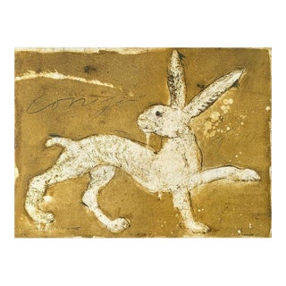 2007 Alexis Gorodine Hare Signed Lithograph For Sale
