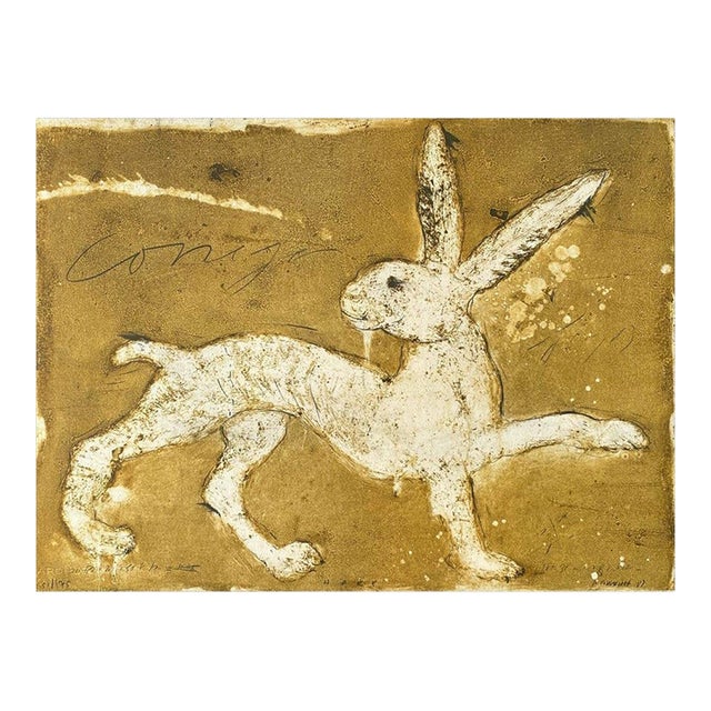 2007 Alexis Gorodine Hare Signed Lithograph For Sale