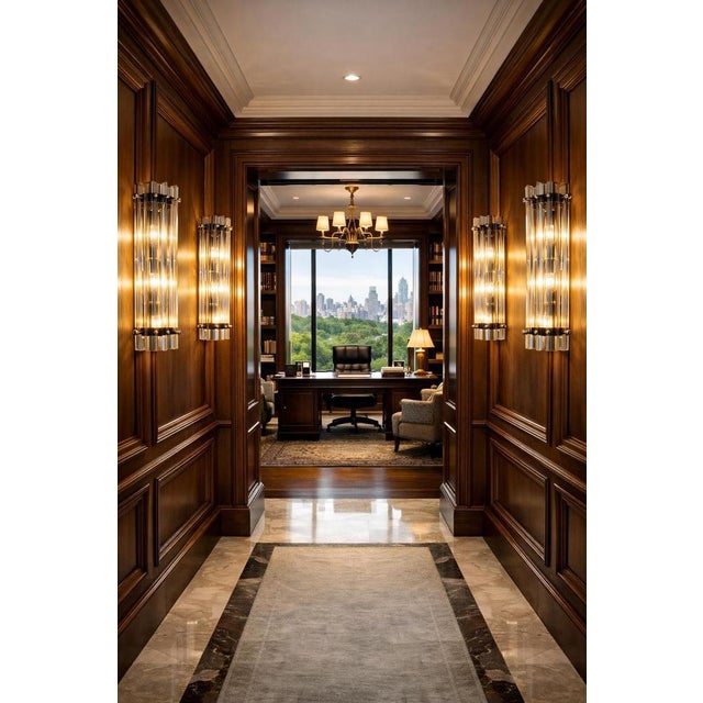 Brown Italian Smoked Murano Glass Wall Sconces in the style of Venini, 1990s, Set of 4 For Sale - Image 8 of 18