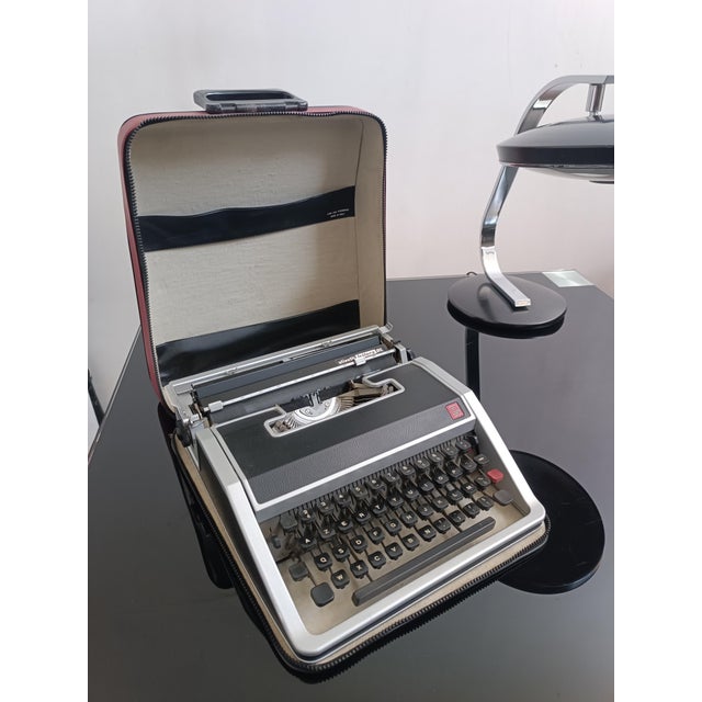 Iconic and magnificent lettera dl typewriter by ettore sottsass for olivetti. ivrea, italy, 1965 a design icon, chosen by...