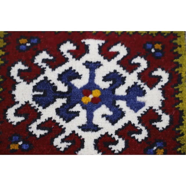 1970s Boho Style Handmade Oushak Rug For Sale - Image 10 of 12
