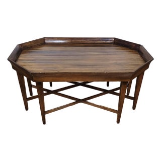 Vintage Mid-Century Modern Style Mahogany "Spider" Coffee Table For Sale