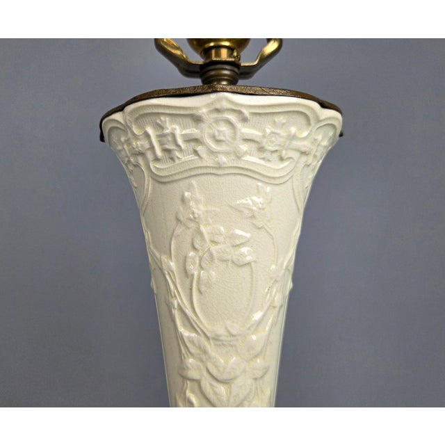 Wedgwood Antique Wedgwood Ceramic and Bronze Lamp For Sale - Image 4 of 8