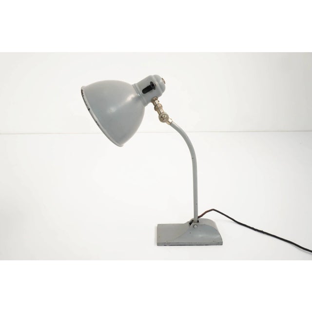Table Lamp in Style of Kaiser Leuchten, 1930s, in Good conditions. Designed 1920 to 1949 This piece is designed in the...
