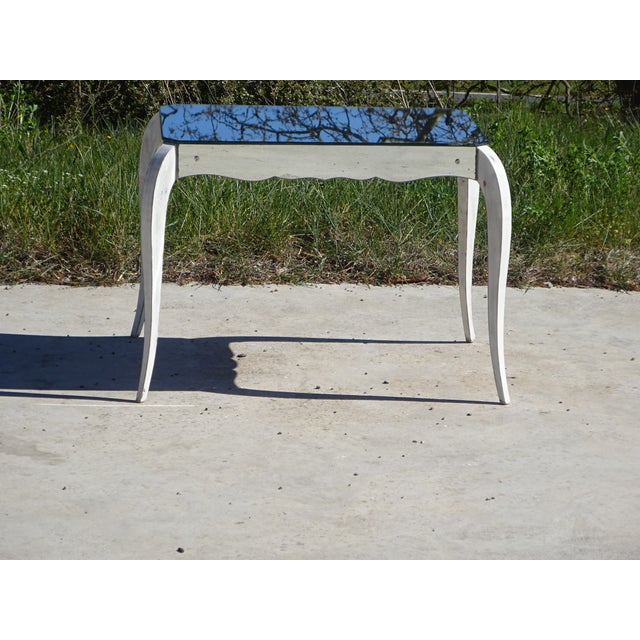 Wooden Coffee Table and Mirror, 1950s For Sale - Image 11 of 14