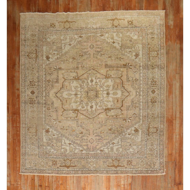 Late 20th Century Neutral Indian Room Size Rug For Sale - Image 17 of 18
