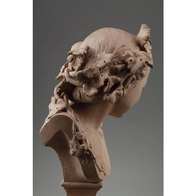 Jean-Baptiste Carpeaux, Bust Sculpture, 1870, Terracotta For Sale - Image 12 of 18